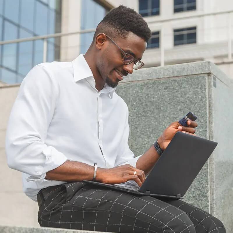 Man With Credit Card