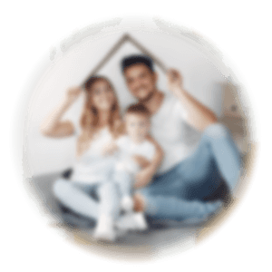 Family with New Home